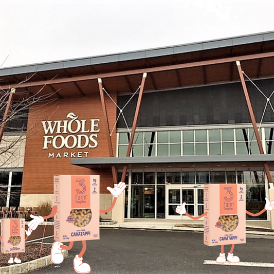 3 Farm Daughters Cavatappi Finds a Home at Whole Foods