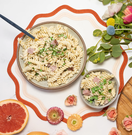 Image of Rotini with Ham and Peas