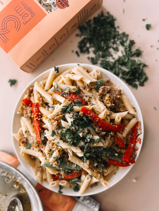Peppers & Sausage Penne