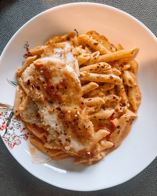 Creamy Parmesan Chicken Penne