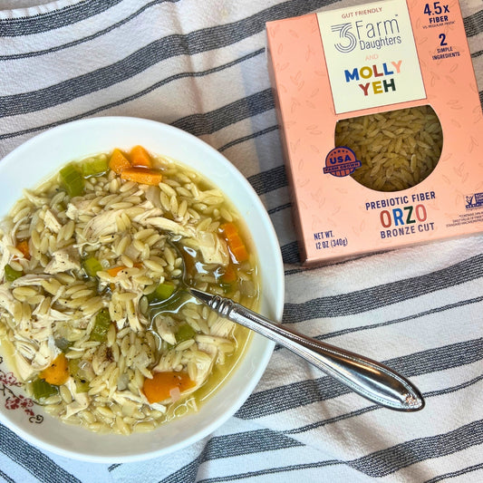 Lemon Chicken Orzo Soup