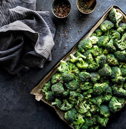 Roasted Broccoli Garlic Pasta