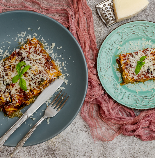 Grilled Eggplant Parm Pasta Bake