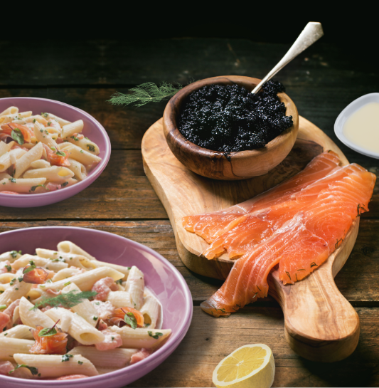 Heavenly Smoked Salmon Penne