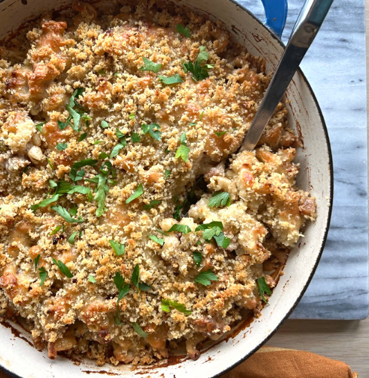 Cavatappi Sausage Bake