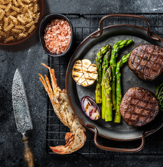 Retro-Luxe “Surf & Turf” Rotini