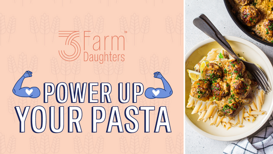 Image of Three Farm Daughters protein pasta recipe