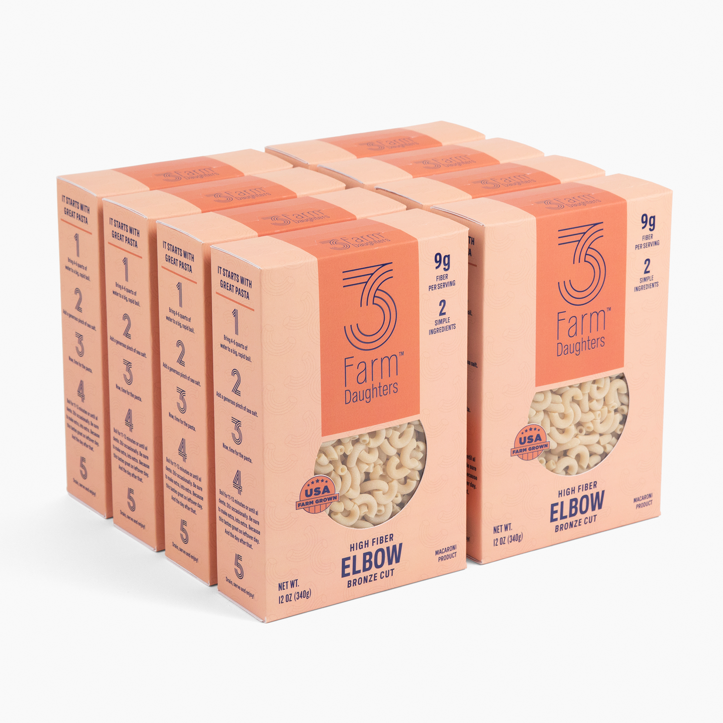 High Prebiotic Fiber Elbow Pasta