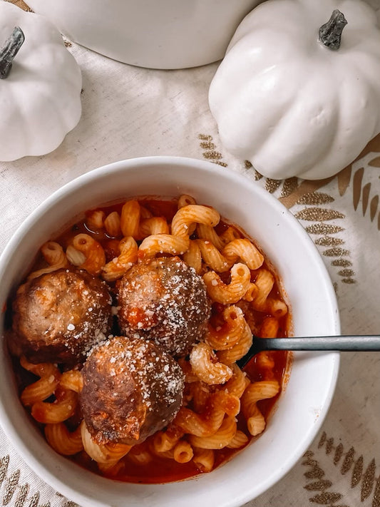 National Pasta Day Pasta & Meatballs