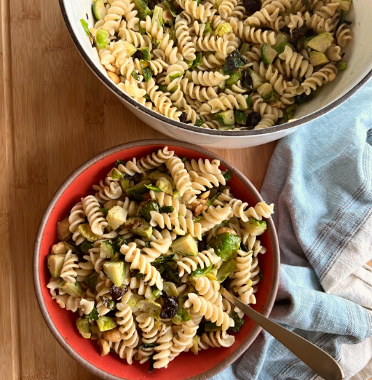 Rotini with Roasted Brussels Sprouts