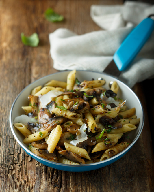 Forager's Mushroom Stroganoff with Herby Parmesan Noodles