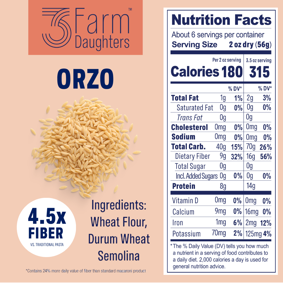 High Fiber Orzo