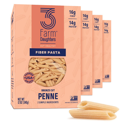 4 boxes of high fiber penne pasta